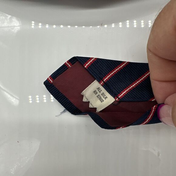 Vintage Brooks Brothers Brooksgate Tie Stripes Preppy Dapper Sharp Academia Cool - Picture 4 of 5